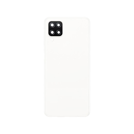 Back Cover+Camera Lens Samsung Galaxy A12/A125 White